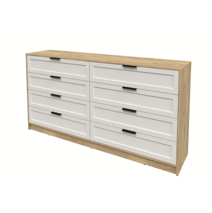 Kомод Тренд КТ-К197 (Дуб золотой ЛДСП/ Кашемир ЛМДФ) Ш1965 В1020 Г451